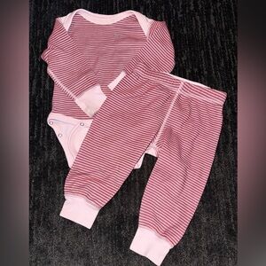 Patagonia Pink Striped Kids Matching Set